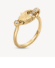 Gold Lock style ring